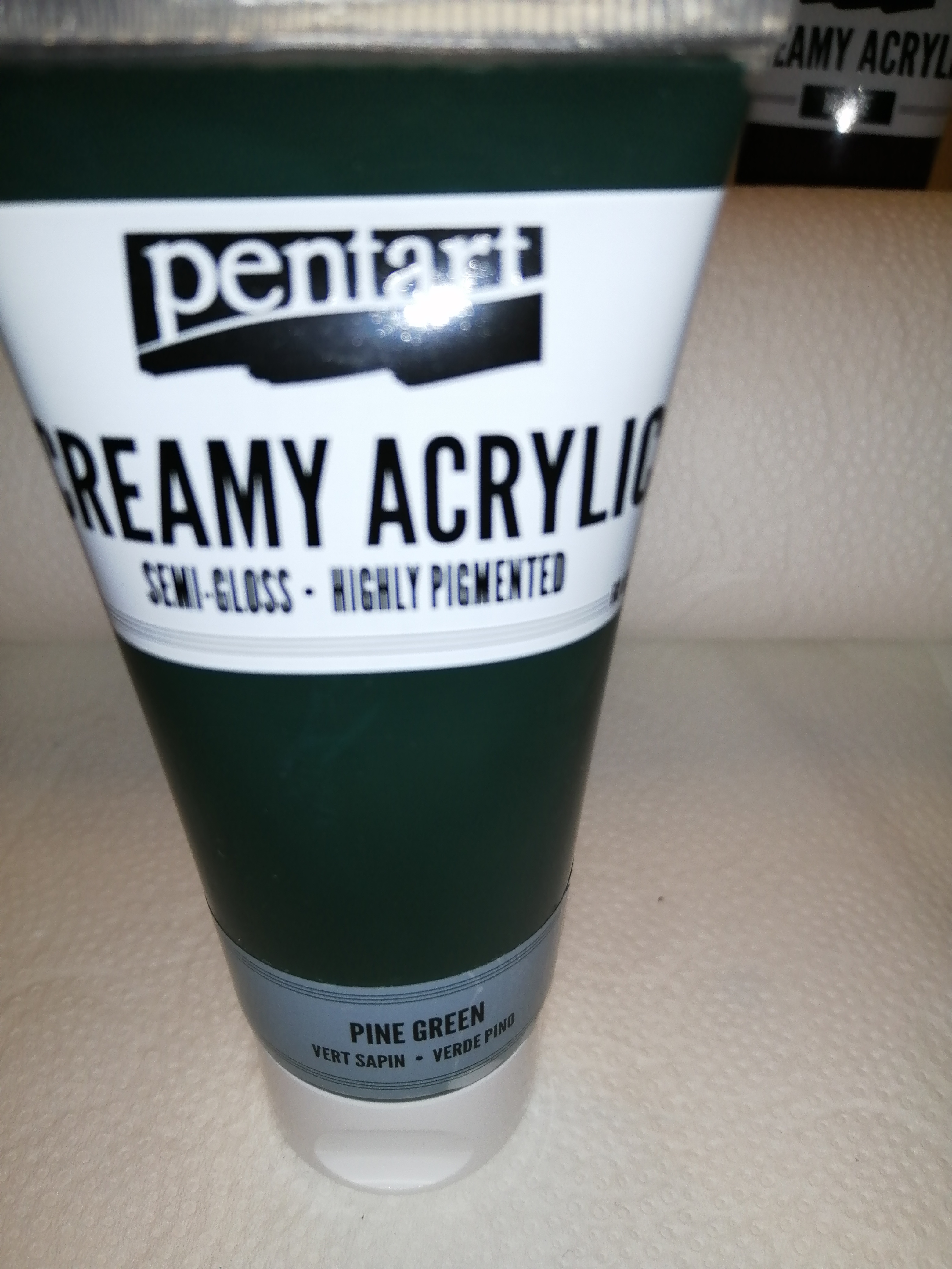 Fenyőzöld krémes (fényes) akrilfesték 60 ml
